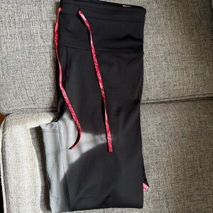 Black and Pink Athletic Pants